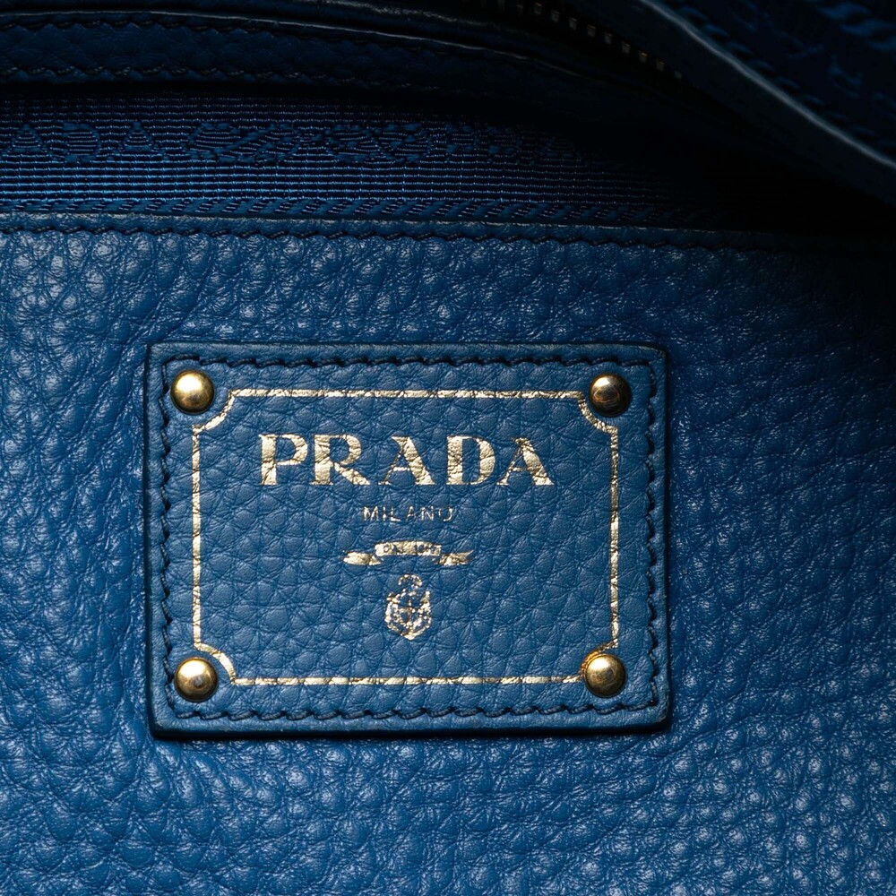 Pre-Loved Prada Vitello Daino Zip Top Satchel - Picture 5 of 7